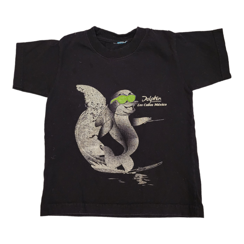 Youth Los Cabos Mexico Dolphin Short Sleeve Tee XS